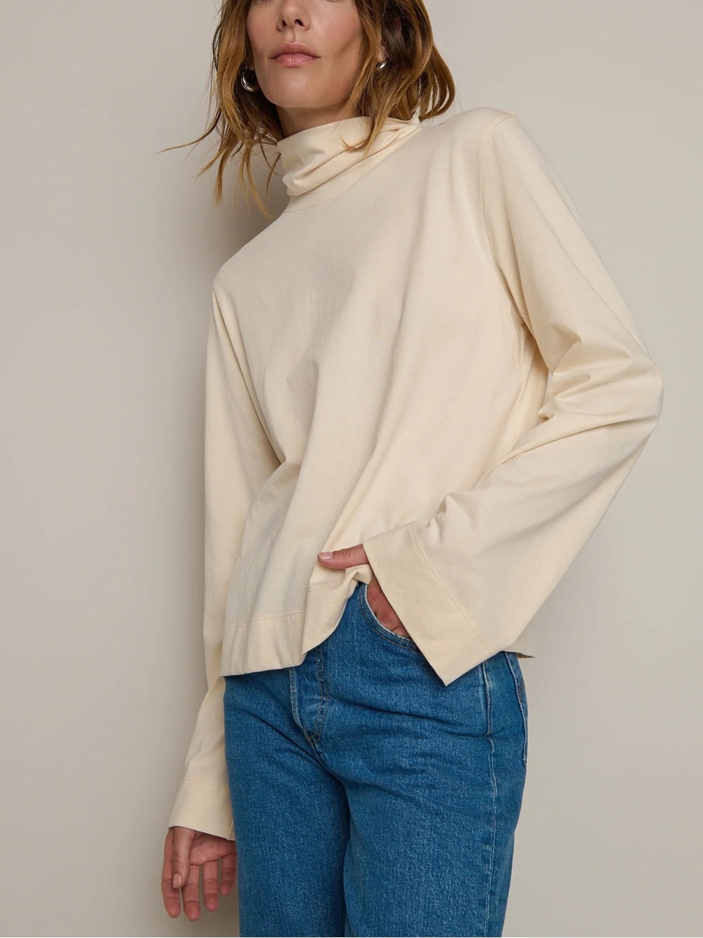 NWT Nation Neo Turtleneck - “Parchment”